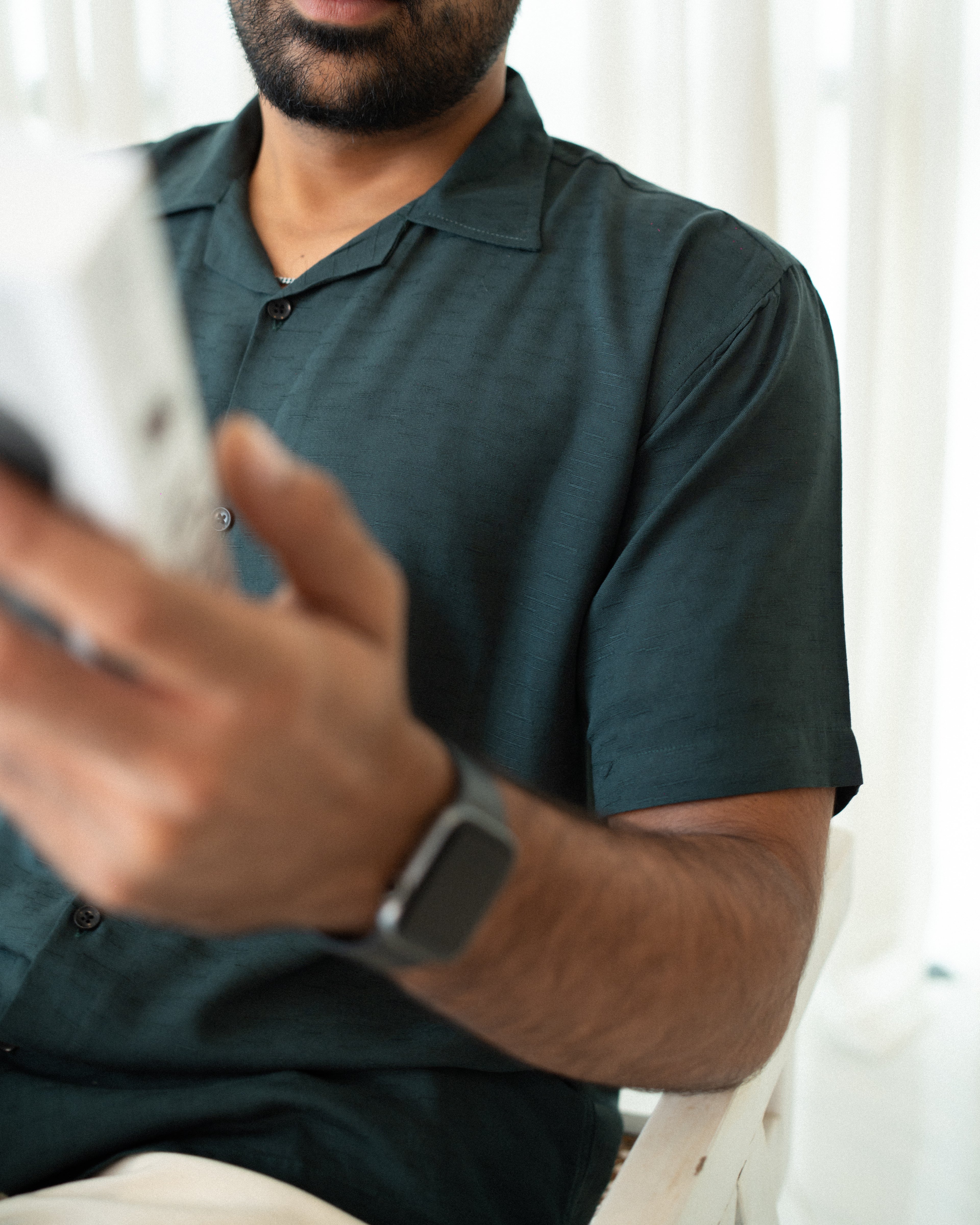 Emerald Cuban Collar