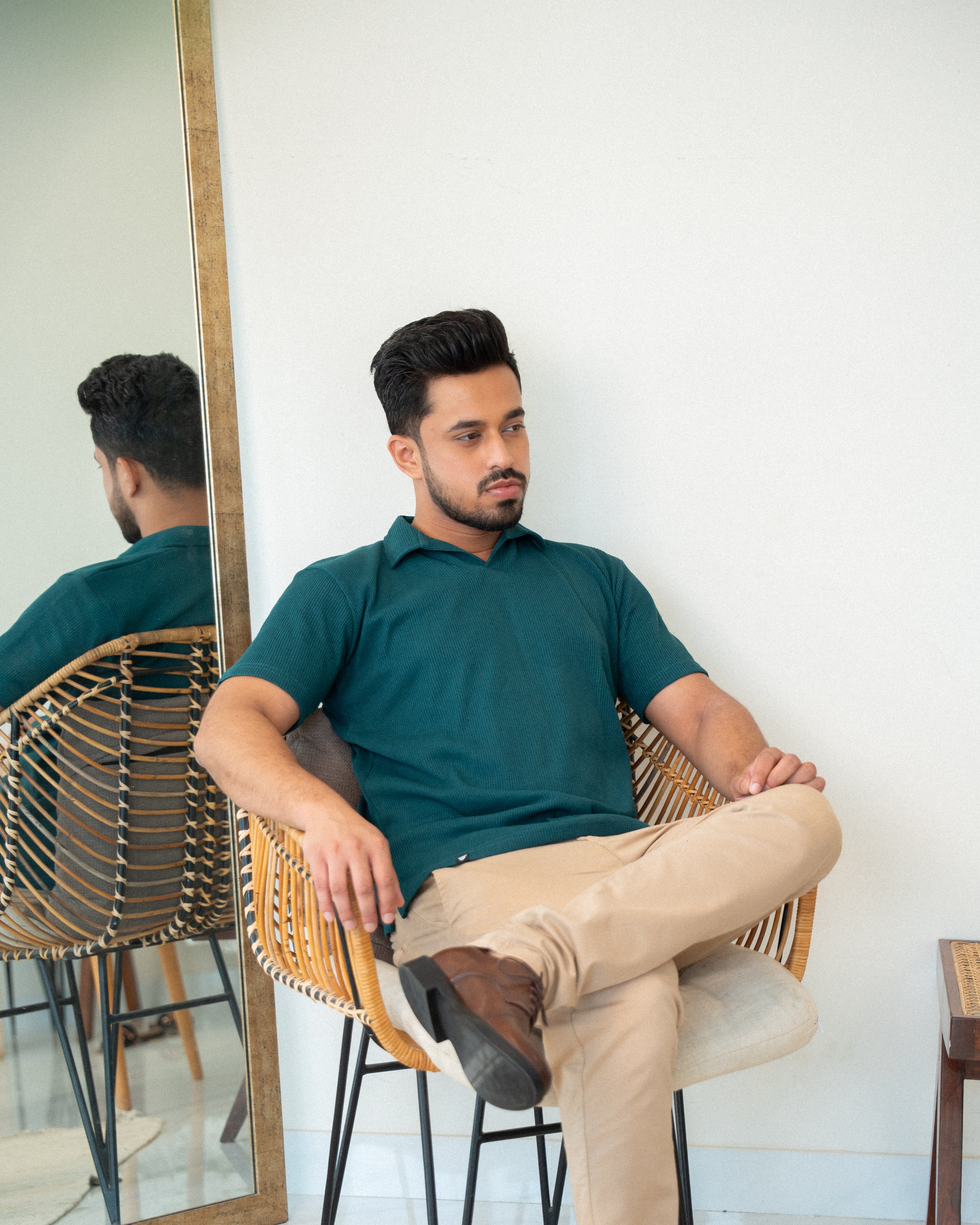 The Emerald Green Slim Fit Polo