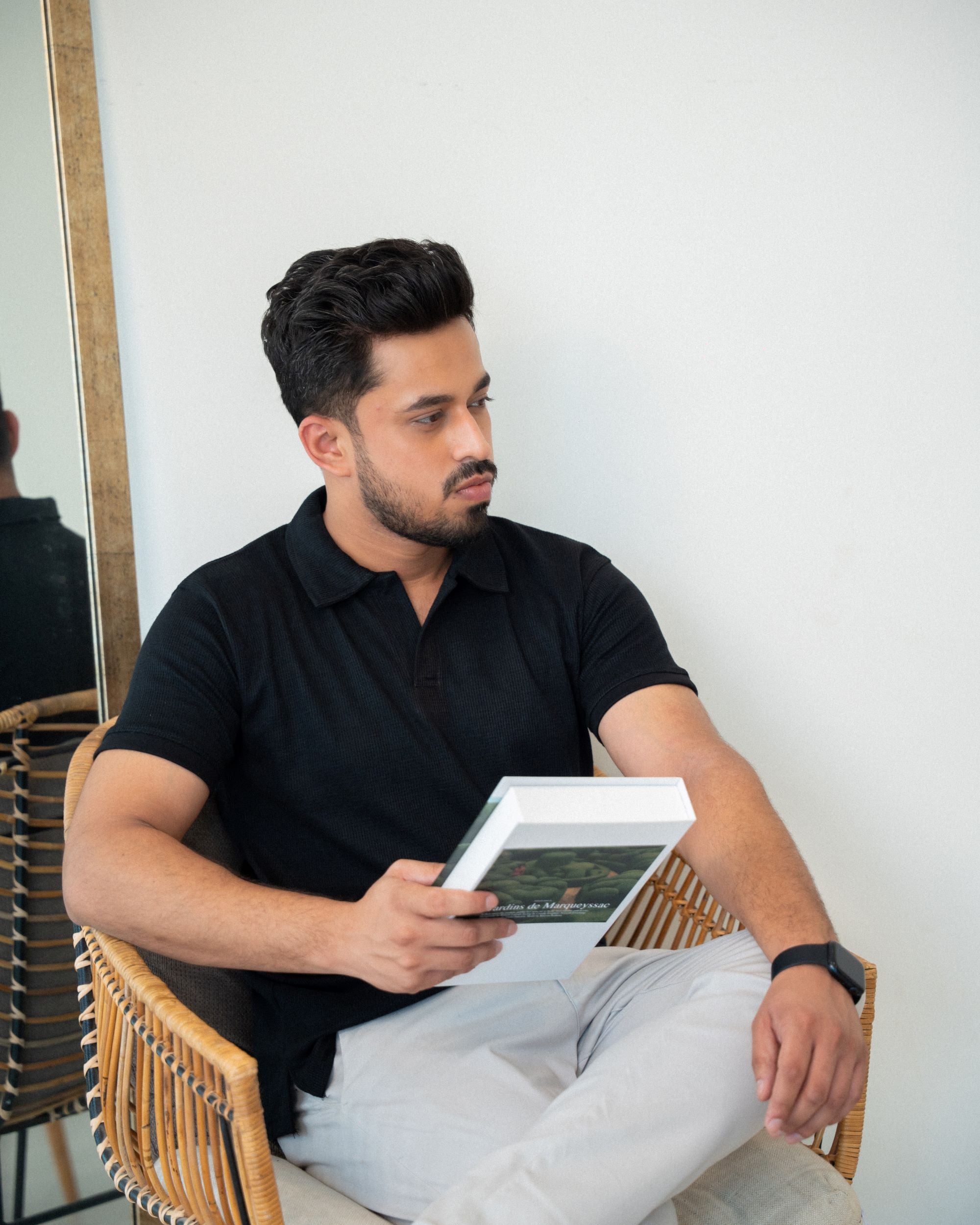 The Black Slim Fit Polo