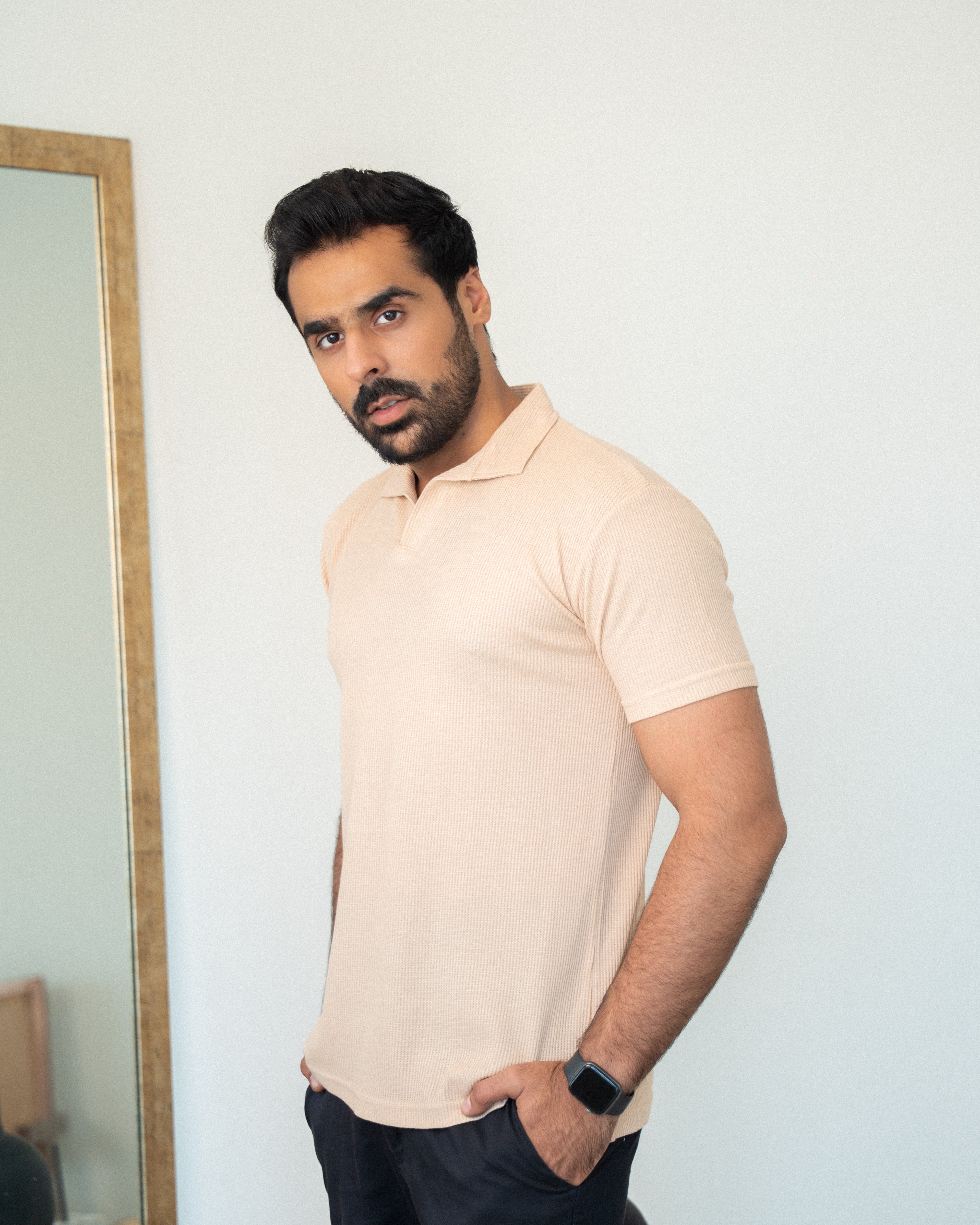 The Khaki Slim Fit Polo